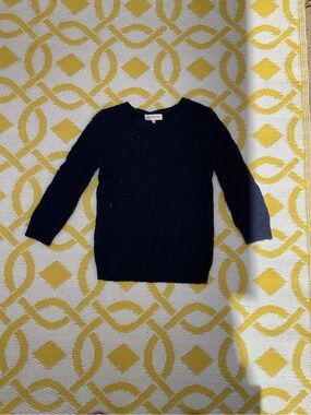 Jones New York Navy Crewneck Sweater